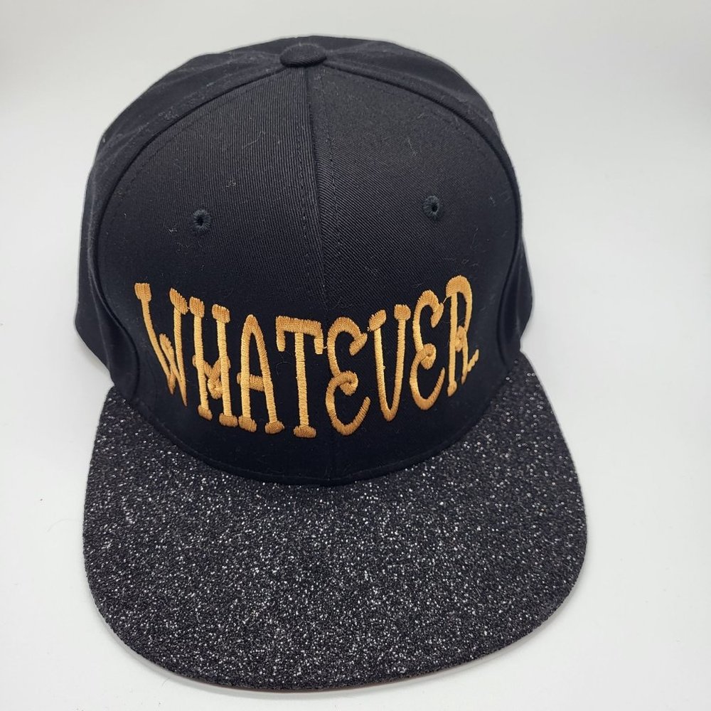 Whatever Pit Bull Bling Adjustable Snap Back Hat Baseball Cap
